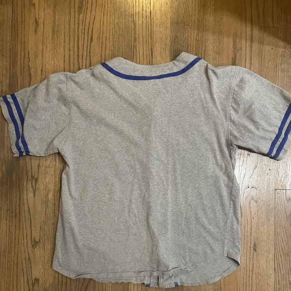 Disneyland Resort Donald Duck Button Down Jersey T-Shirt-Size Large - Picture 2 of 5